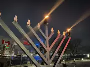 Windsor Jewish Community Lights Menorah in Response to Australia Mass Shooting