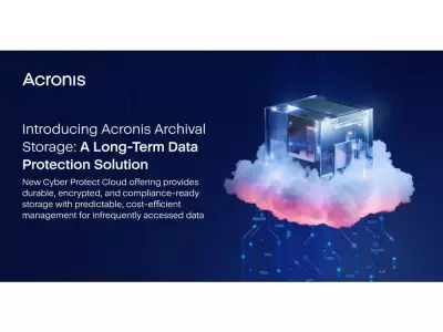 Acronis Launches Archival Storage for Long-Term Data Protection in Canada