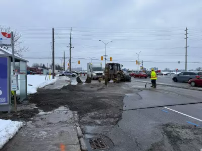 Baseline Road Water Main Break: Repairs Extend Beyond Tuesday in Ottawa