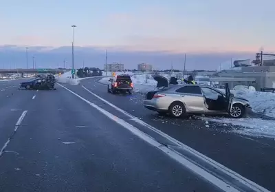 Brampton Highway 410 Crash Leaves Driver Critical, Second Driver Flees Scene