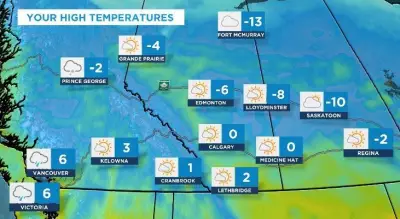 Calgary Weather: Mild Mid-Week, Major Warmup Starts Saturday