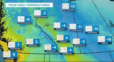 Calgary's Mild Monday Gives Way to Colder Temperatures by Thursday