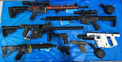 Edmonton Police Charge 52-Year-Old Man After Seizing Large Cache of Illegal Firearms