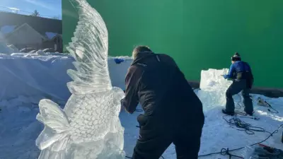 Edmonton's Deep Freeze Festival: Ice Sculpting & Winter Events This Weekend