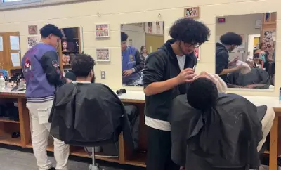 London Students Swap Textbooks for Clippers in New Barbering Course
