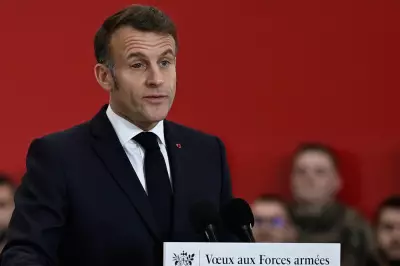 Macron Dismisses Eye Condition as 'Harmless' During Military Base Visit