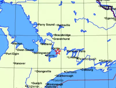 Minor 3.7 Magnitude Earthquake Shakes Ontario, Felt Across Major Cities