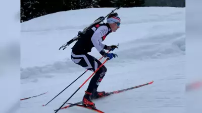 Regina Biathlete Logan Pletz Trains in Whistler, Eyes 2026 Olympics in Italy