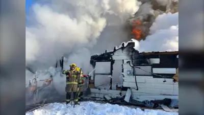 Saskatchewan Firefighters Battle Intense House and Trailer Blaze in Star City Amid Frigid Conditions