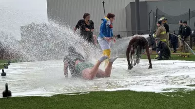 St. Clair College Students Brave Winter for Special Olympics Fundraiser Launch