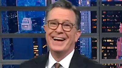 Stephen Colbert Mocks ICE Officer's Fall on Ice, Highlights Agency Controversy