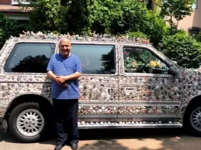 Toronto Community Rallies to Save Iconic Seashell-Covered Van and Help Owner