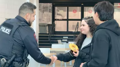 Tsuut'ina Police Strengthen Community Bonds at Bannock with a Badge Event in Calgary