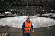 Calgary's Mark Messer Makes Olympic History with First Indoor Temporary Speedskating Rink