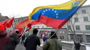 Canadians Protest at U.S. Embassy in Ottawa Over Venezuela Military Operation