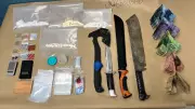 Drugs and Machetes Seized in Lethbridge Encampment Raid, Woman Charged