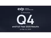 eXp World Holdings to Announce Q4 and Full-Year 2025 Financial Results in February 2026