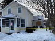 Firefighters Battle Blaze in Elmvale, Ontario on January 17