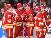 Flames Hit .500 Mark with New Year's Eve Win Over Flyers, Eye Playoff Spot