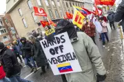 Leftist Protesters Pivot to Venezuela Campaign in Minutes, Showcasing Newfound Organization