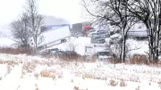 Massive 100-Vehicle Pileup in Michigan as Snowstorm Sweeps Across U.S.