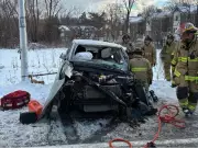 Ottawa Firefighters Rescue Two Trapped Drivers in Head-On Collision