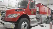 Redwood Meadows Fire Department Receives New Water Tanker After Old One Destroyed