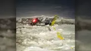 Snowmobiler Rescued After Plunging Through Ice on Rideau River Near Kemptville