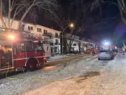 Third-Alarm Fire Ignited by Cigarette Displaces Montreal-North Apartment Tenants