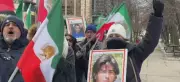 Toronto's Iranian-Canadians Rally, Distraught Over Iran Crackdown and Internet Blackouts