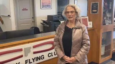 Calgary Senior's Aerial Wish Fulfilled: Flight Over Ha Ling Peak Honors Late Family