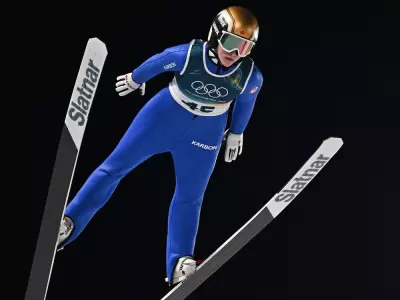 Canadian Ski Jumper Abigail Strate Faces Olympic Setback, Eyes Redemption on Large Hill