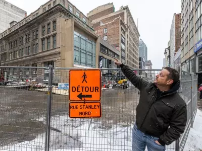 Downtown Montreal Businesses Demand Relief from Ste-Catherine Street Construction