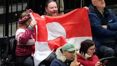 Greenland Flag Flies at Olympic Hockey Game as European Fans Show Support