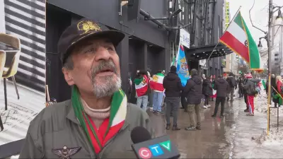Hundreds of Iranian Montrealers Rally Following U.S. and Israeli Strikes on Iran