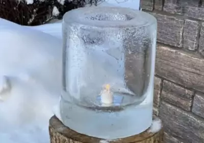 Ice Candle Tradition Illuminates Hospice Huntsville in Ontario