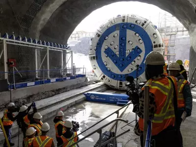 Montreal's Blue Line Metro Extension Unveils Unique Tunnel-Boring Machine