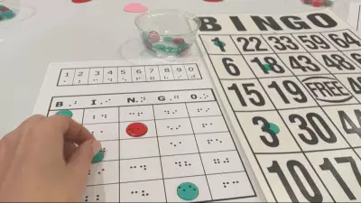 Montreal's Braille Bingo Initiative Offers Tactile Learning During White Cane Week