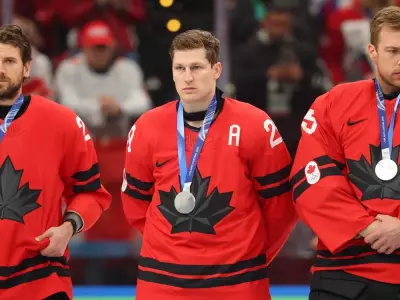 Nathan MacKinnon's Unimpressed Reaction to Olympic Stuffed Animal Goes Viral