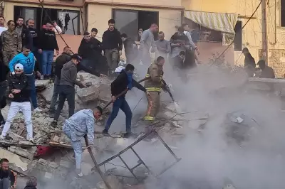 Rescue Teams Search for Survivors After Deadly Building Collapse in Tripoli, Lebanon