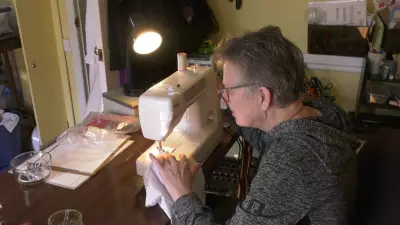 Retired Ontario Nurse Crafts Upcycled Gowns for Infant Loss Families