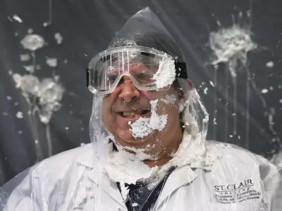 St. Clair College's Pie Your Prof Event Raises Funds for United Way Charity