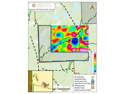 Stallion Uranium Completes Ground Gravity Survey Extension at Coyote Corridor
