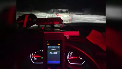 Suspended Ontario Driver Charged Following Ice Road Drinking Incident, Police Label It 'Unsafe and Illegal'