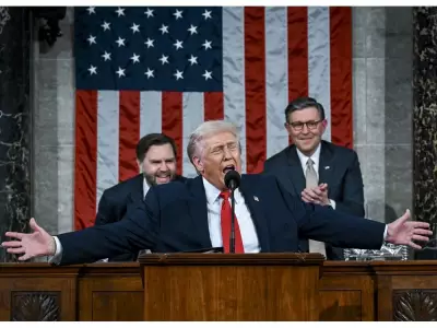 Trump Defiantly Reaffirms Tariff Strategy in Historic State of the Union Address