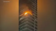 Calgary High-Rise Fire Displaces 100 Residents in Early Morning Blaze