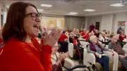 Calgary Seniors Cheer Local Athlete Nicole Maurer at Olympic Watch Parties
