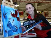 Calgary Speed Skater Brooklyn McDougall Blends Art and Athletics at 2026 Olympics