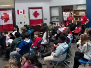 Canadian Students Rally Behind Women's Hockey Team in Olympic Gold Medal Clash