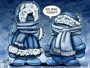 Editorial Cartoons Capture Winter's Political and Olympic Spirit